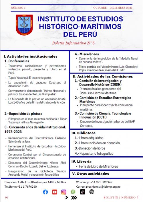 Boletín N° 5