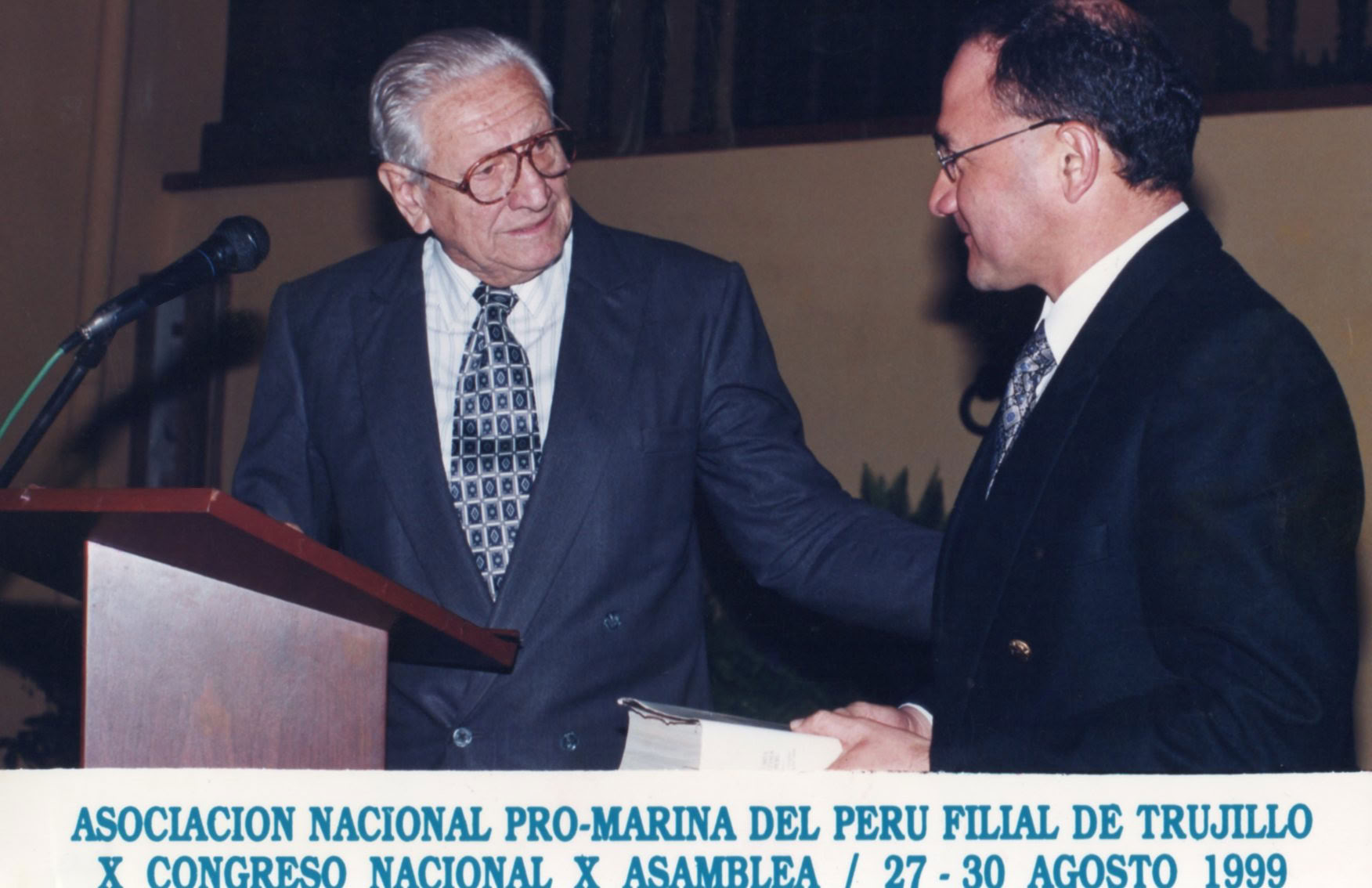Presidente del Instituto Calm. Ramón Arróspide Mejía