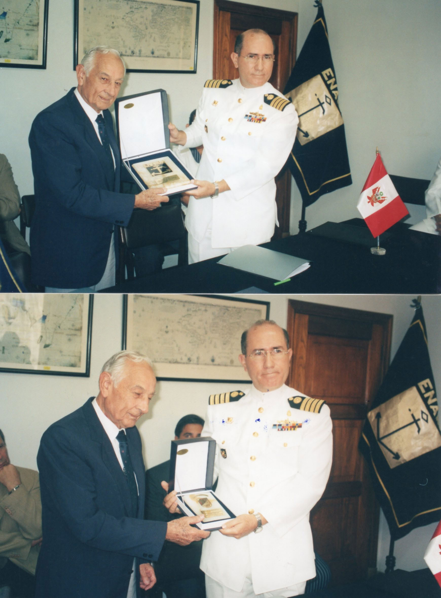 Convenio Marco de Cooperación Institucional entre la Escuela Nacional de Marina Mercante Almirante Miguel Grau y el Instituto de Estudio Histórico-Marítimo del Perú, 4 marzo 2005