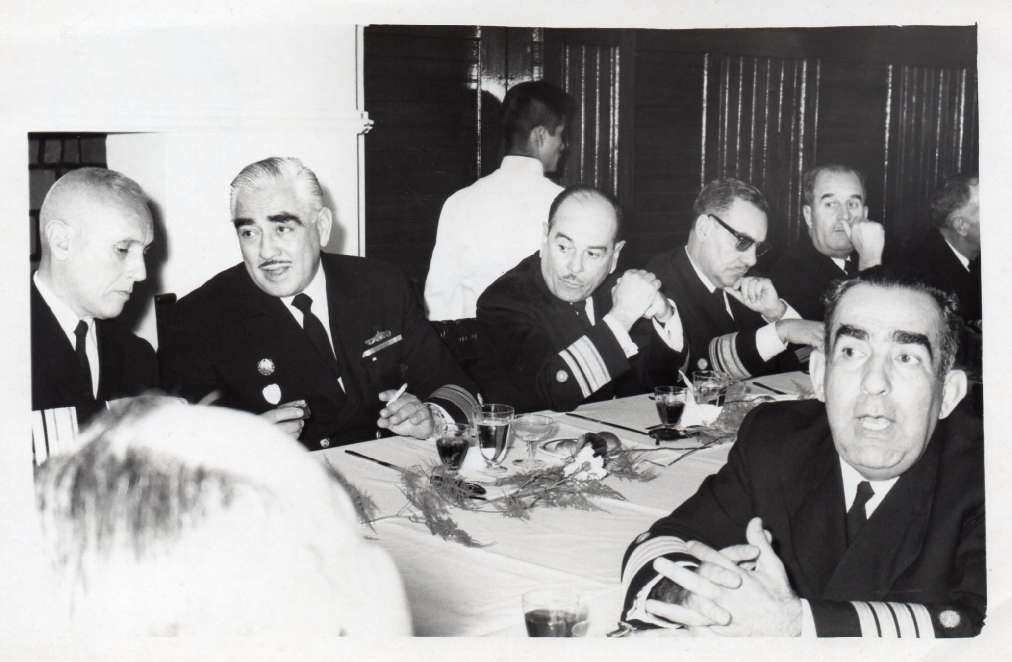 Ministro de Marina contralmirante Luis Ponce Arenas, 1967