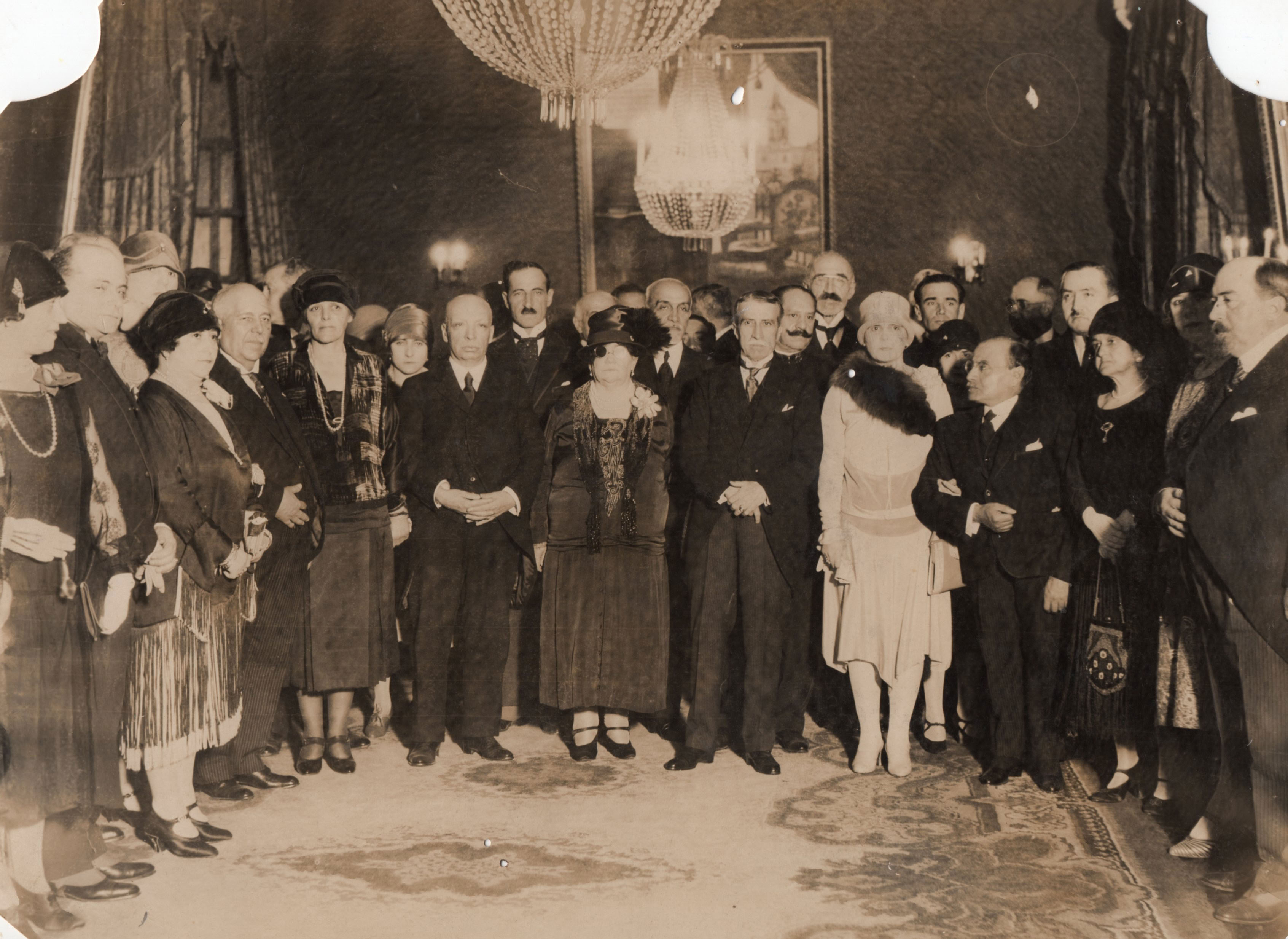 Presidente Augusto B. Leguía en Palacio de Gobierno c. 1925