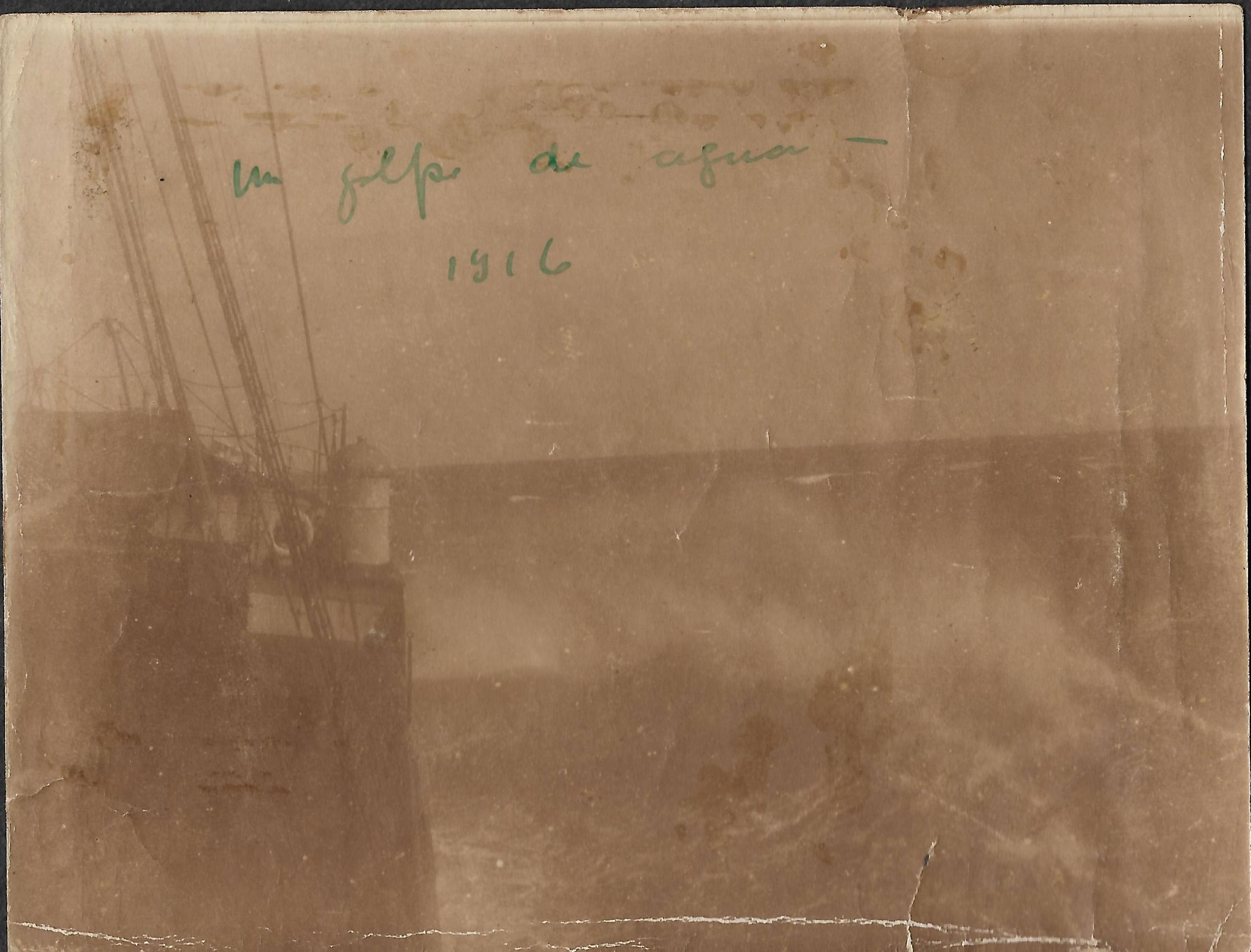 El transporte Iquitos en viaje a Inglaterra y las costas de Estados Unidos y de la América del Sur en el Atlántico. 1916