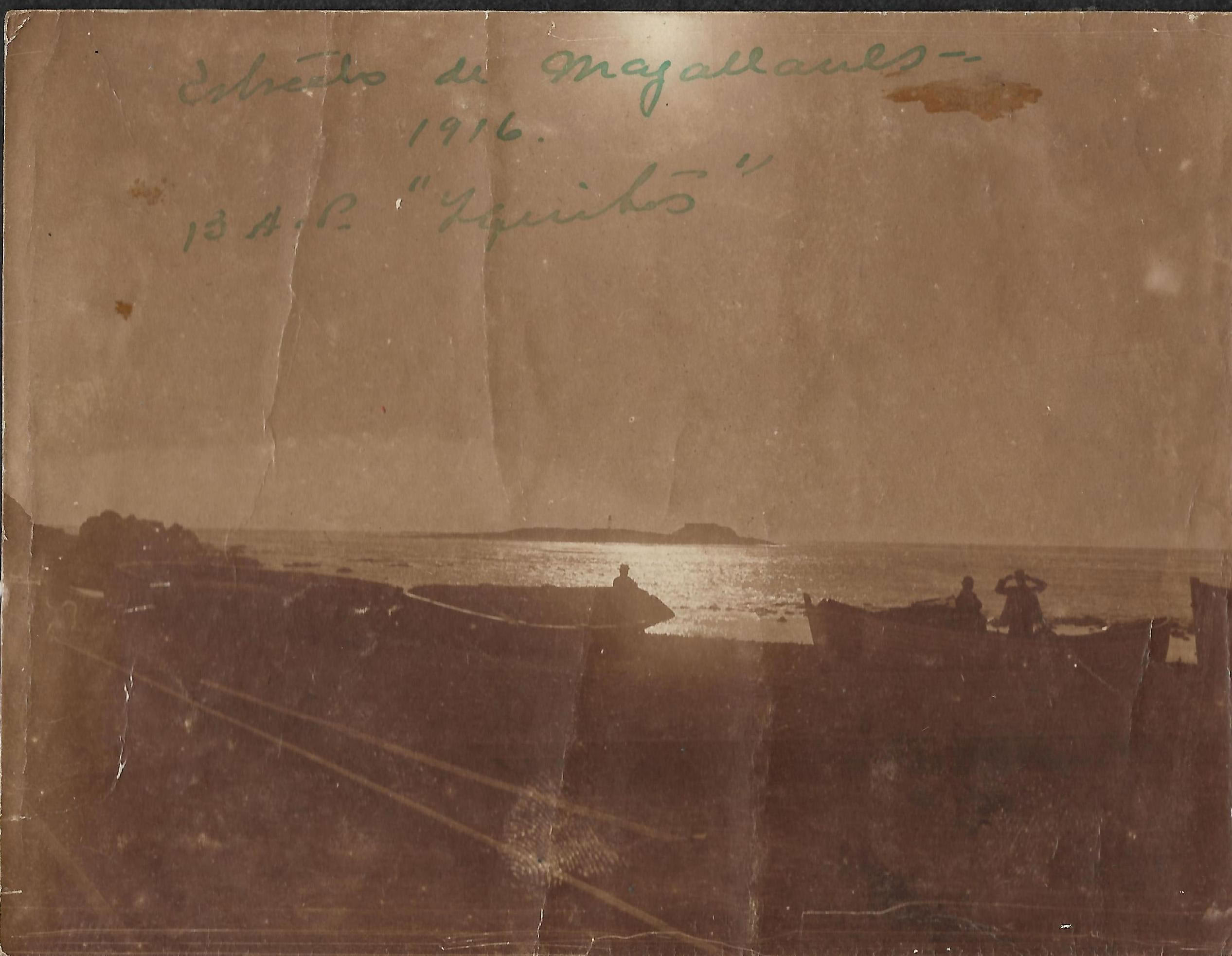 El transporte Iquitos en viaje a Inglaterra y las costas de Estados Unidos y de la América del Sur en el Atlántico. 1916