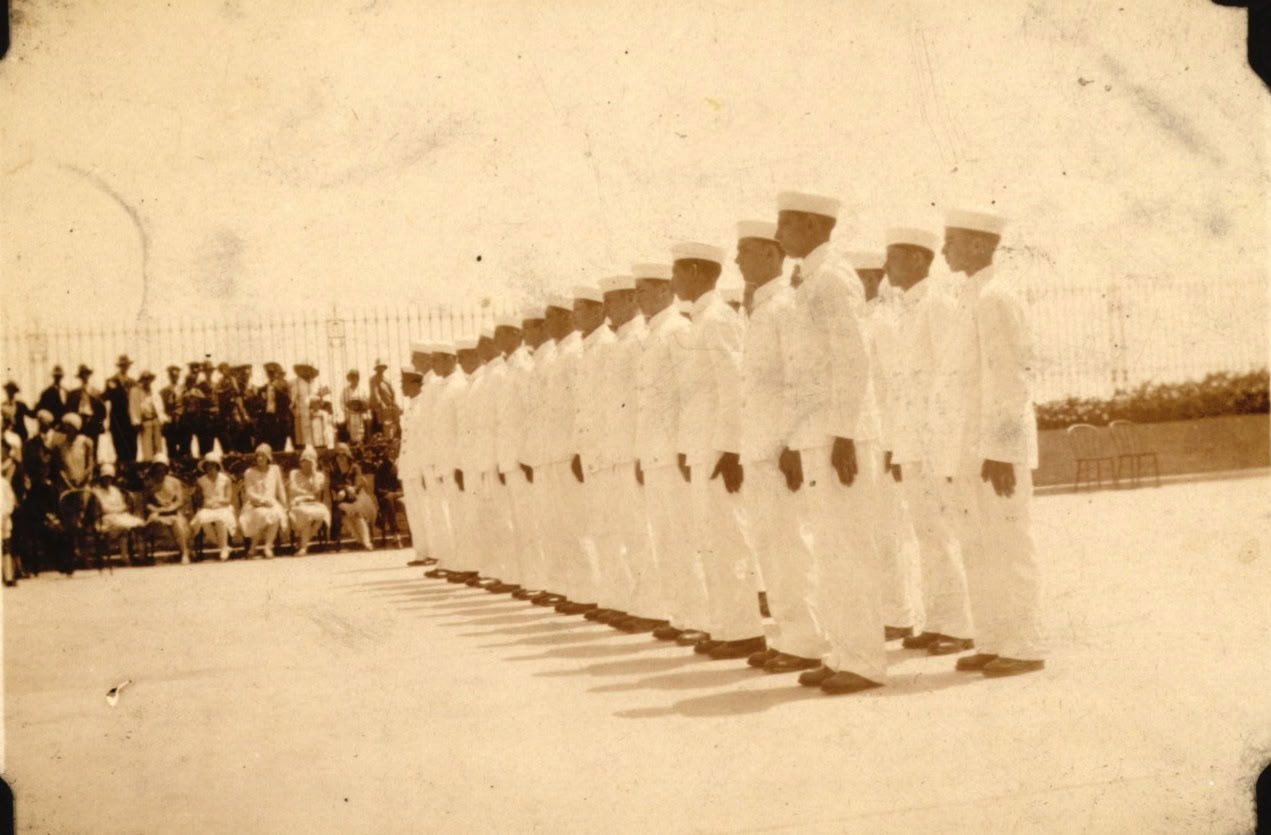 Ceremonia en la Escuela Naval, 1931